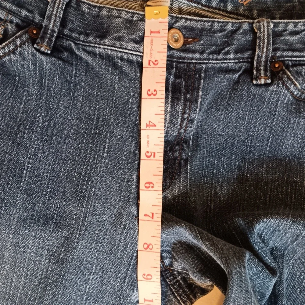 LOFT‎ Curvy Boot Jeans Women's Dark Wash Denim Classic Casual